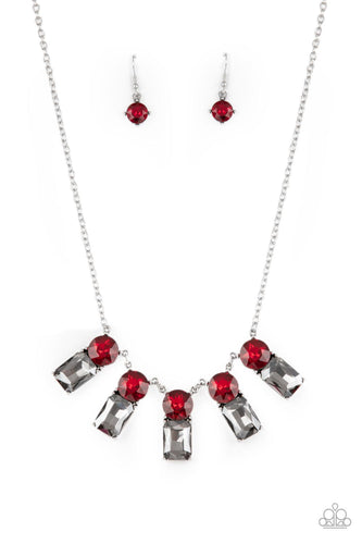 Celestial Royal - Red-Jewelry-Just Because Jewels, Paparazzi Accessories-Just Because Jewels