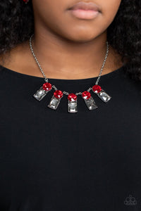Celestial Royal - Red-Jewelry-Just Because Jewels, Paparazzi Accessories-Just Because Jewels
