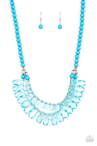 All Across the GLOBETROTTER - Blue-Jewelry-Paparazzi Accessories-Just Because Jewels