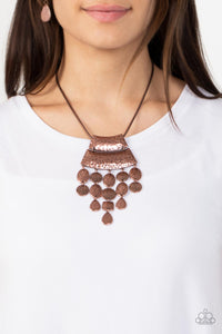 Totem Trek - Copper-Jewelry-Paparazzi Accessories, Just Because Jewels-Just Because Jewels
