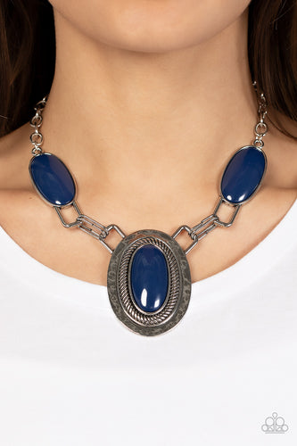 Count to TENACIOUS - Blue-Jewelry-Just Because Jewels, Paparazzi Accessories-Just Because Jewels
