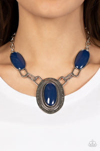Count to TENACIOUS - Blue-Jewelry-Just Because Jewels, Paparazzi Accessories-Just Because Jewels