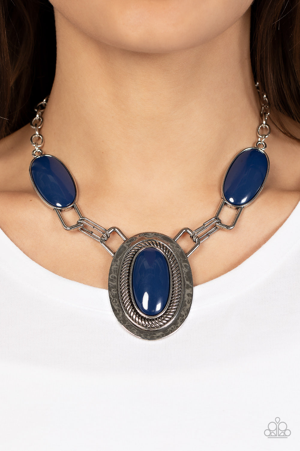 Count to TENACIOUS - Blue-Jewelry-Just Because Jewels, Paparazzi Accessories-Just Because Jewels
