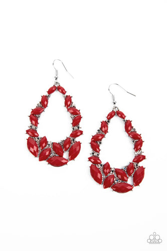 Tenacious Treasure - Red-Jewelry-Just Because Jewels, Paparazzi Accessories-Just Because Jewels