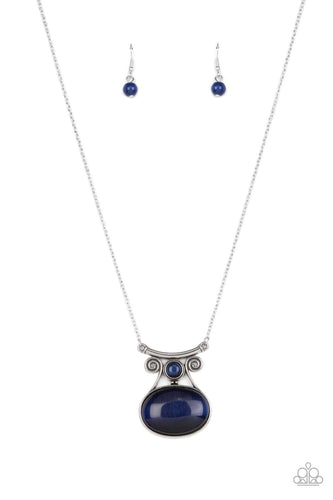 One DAYDREAM At A Time - Blue-Jewelry-Paparazzi Accessories, Just Because Jewels-Just Because Jewels