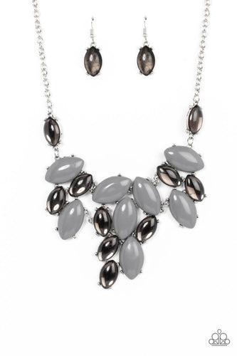 Date Night Nouveau - Silver-Jewelry-Just Because Jewels, Paparazzi Accessories-Just Because Jewels