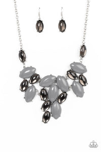 Date Night Nouveau - Silver-Jewelry-Just Because Jewels, Paparazzi Accessories-Just Because Jewels