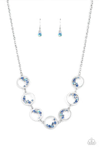 Blissfully Bubbly - Blue-Jewelry-Paparazzi Accessories-Just Because Jewels
