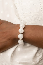 Load image into Gallery viewer, Arctic Affluence - White-Jewelry-Just Because Jewels, Paparazzi Accessories-Just Because Jewels