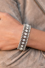 Load image into Gallery viewer, Ritzy Reboot - White-Jewelry-Just Because Jewels, Paparazzi Accessories-Just Because Jewels