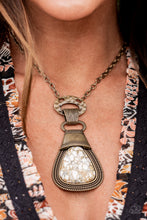 Load image into Gallery viewer, Rodeo Royale - Brass-Jewelry-Just Because Jewels, Paparazzi Accessories-Just Because Jewels