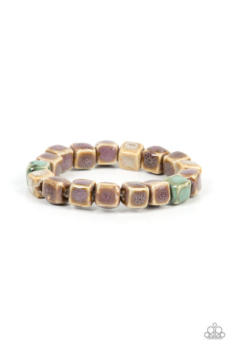 Glaze Craze - Purple-Jewelry-Just Because Jewels, Paparazzi Accessories-Just Because Jewels
