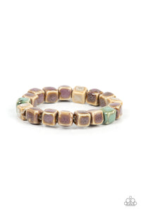 Glaze Craze - Purple-Jewelry-Just Because Jewels, Paparazzi Accessories-Just Because Jewels