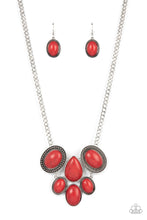 Load image into Gallery viewer, All-Natural Nostalgia - Red-Jewelry-Paparazzi Accessories, Just Because Jewels-Just Because Jewels