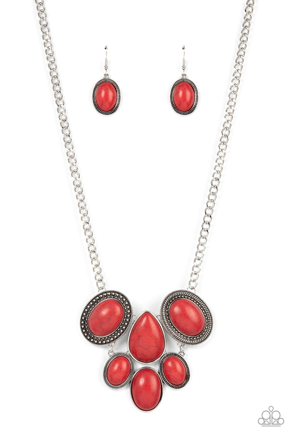All-Natural Nostalgia - Red-Jewelry-Paparazzi Accessories, Just Because Jewels-Just Because Jewels