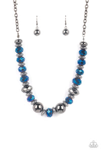 Interstellar Influencer - Blue-Jewelry-Paparazzi Accessories, Just Because Jewels-Just Because Jewels