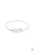 Load image into Gallery viewer, Did I FLUTTER? - Silver-Jewelry-Paparazzi Accessories-Just Because Jewels