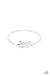 Did I FLUTTER? - Silver-Jewelry-Paparazzi Accessories-Just Because Jewels