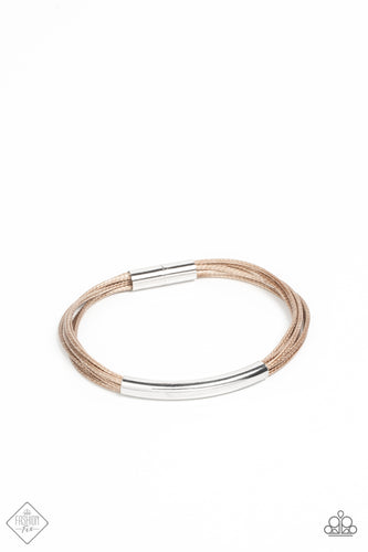 Modern Harmony - Brown-Jewelry-Just Because Jewels, Paparazzi Accessories-Just Because Jewels