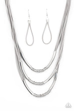 Load image into Gallery viewer, Mechanical Mania - Silver-Jewelry-Paparazzi Accessories-Just Because Jewels