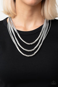 Mechanical Mania - Silver-Jewelry-Paparazzi Accessories-Just Because Jewels