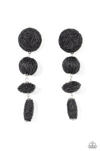 Twine Tango - Black-Jewelry-Paparazzi Accessories, Just Because Jewels-Just Because Jewels