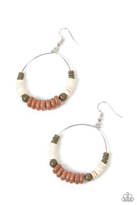 Earthy Esteem - Brown-Jewelry-Paparazzi Accessories, Just Because Jewels-Just Because Jewels