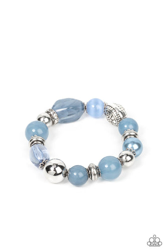 Tonal Takeover - Blue-Jewelry-Paparazzi Accessories, Just Because Jewels-Just Because Jewels