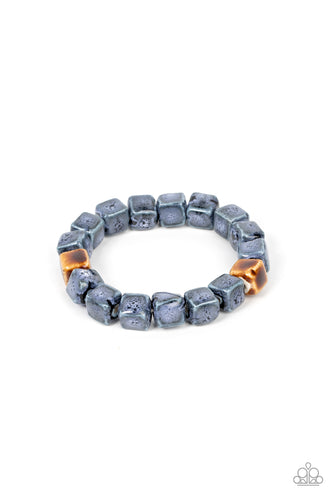 Glaze Craze - Blue-Jewelry-Just Because Jewels, Paparazzi Accessories-Just Because Jewels