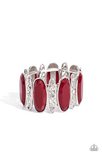 Saturated Sparkle - Red-Jewelry-Paparazzi Accessories, Just Because Jewels-Just Because Jewels