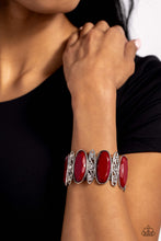 Load image into Gallery viewer, Saturated Sparkle - Red-Jewelry-Paparazzi Accessories, Just Because Jewels-Just Because Jewels