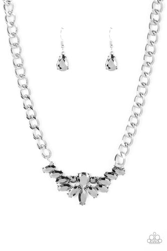 Come at Me - Silver-Jewelry-Paparazzi Accessories, Just Because Jewels-Just Because Jewels