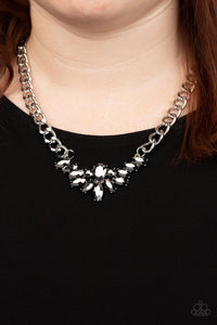 Come at Me - Silver-Jewelry-Paparazzi Accessories, Just Because Jewels-Just Because Jewels