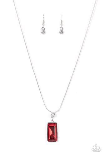 Cosmic Curator - Red-Jewelry-Paparazzi Accessories, Just Because Jewels-Just Because Jewels