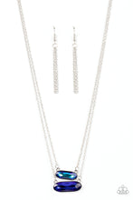 Load image into Gallery viewer, Double Bubble Burst - Blue-Jewelry-Paparazzi Accessories-Just Because Jewels