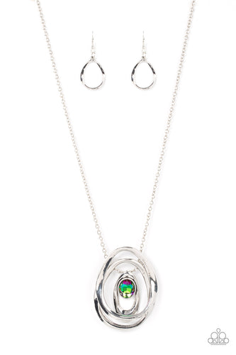 Luminous Labyrinth - Multi-Jewelry-Paparazzi Accessories, Just Because Jewels-Just Because Jewels