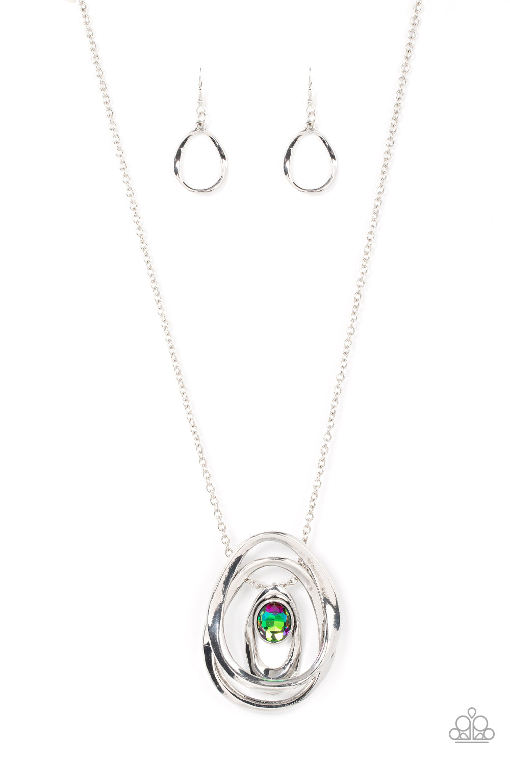 Luminous Labyrinth - Multi-Jewelry-Paparazzi Accessories, Just Because Jewels-Just Because Jewels