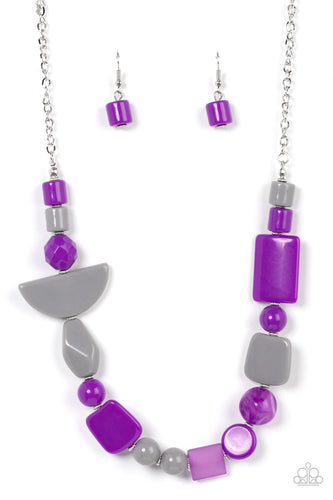 Tranquil Trendsetter - Purple-Jewelry-Just Because Jewels, Paparazzi Accessories-Just Because Jewels