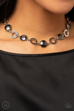 Load image into Gallery viewer, Rhinestone Rollout - Silver-Jewelry-Just Because Jewels, Paparazzi Accessories-Just Because Jewels