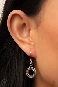 Rhinestone Rollout - Silver-Jewelry-Just Because Jewels, Paparazzi Accessories-Just Because Jewels