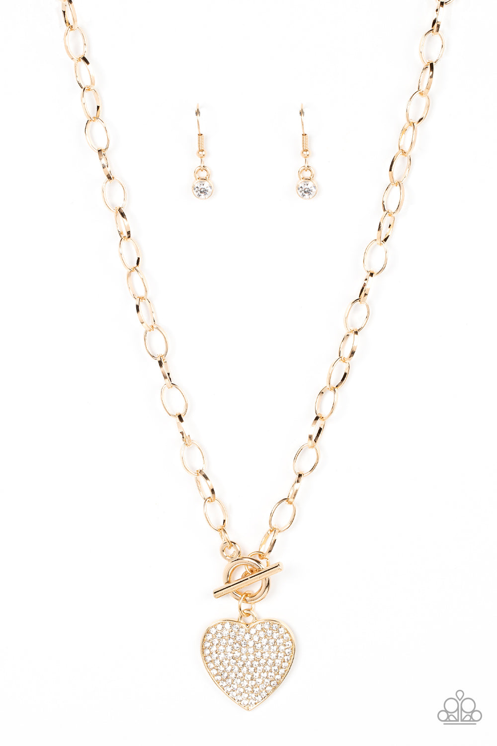 If You LUST - Gold-Jewelry-Just Because Jewels, Paparazzi Accessories-Just Because Jewels