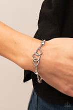 Load image into Gallery viewer, Desirable Dazzle - White-Jewelry-Just Because Jewels, Paparazzi Accessories-Just Because Jewels