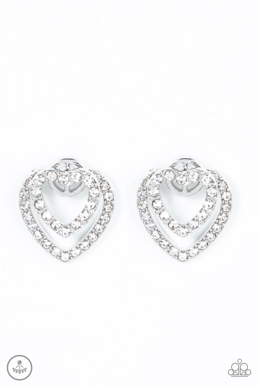 Ever Enamored - White-Jewelry-Just Because Jewels, Paparazzi Accessories-Just Because Jewels