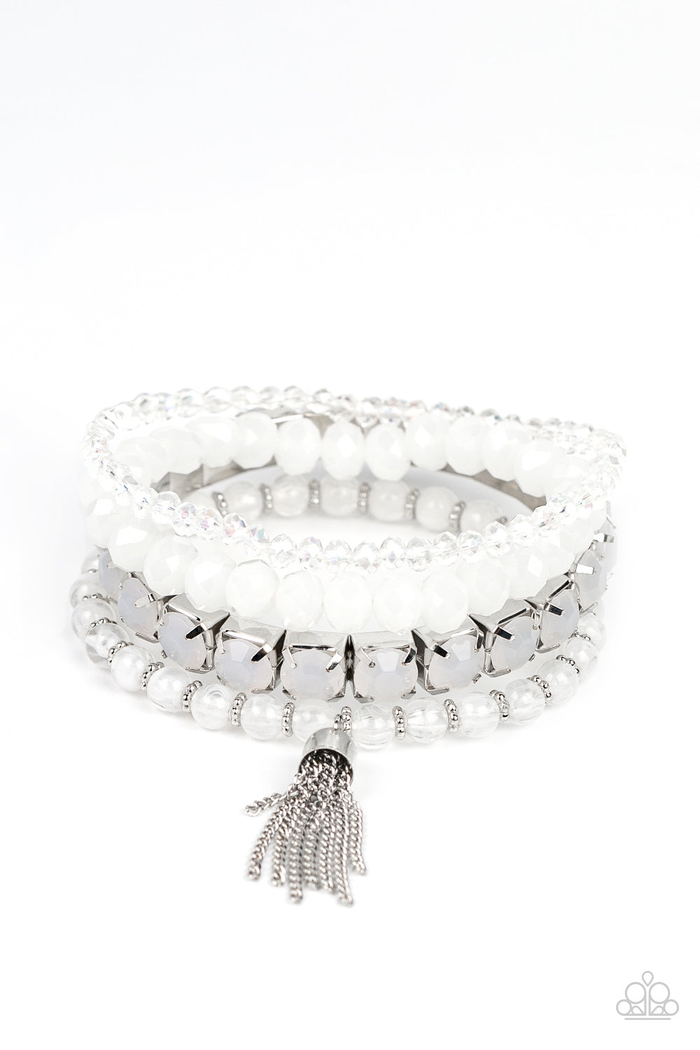 Day Trip Trinket - White-Jewelry-Paparazzi Accessories, Just Because Jewels-Just Because Jewels