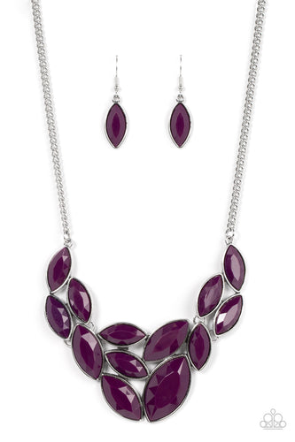 Glitzy Goddess - Purple-Jewelry-Just Because Jewels, Paparazzi Accessories-Just Because Jewels