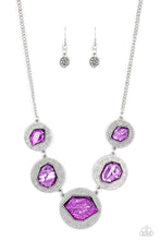 Load image into Gallery viewer, Raw Charisma - Purple-Jewelry-Paparazzi Accessories, Just Because Jewels-Just Because Jewels