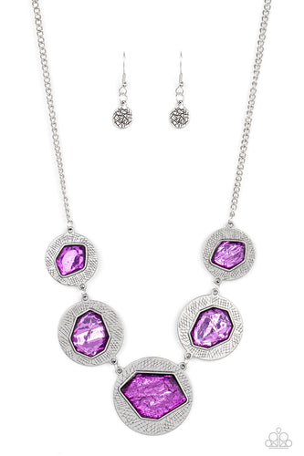 Raw Charisma - Purple-Jewelry-Paparazzi Accessories, Just Because Jewels-Just Because Jewels