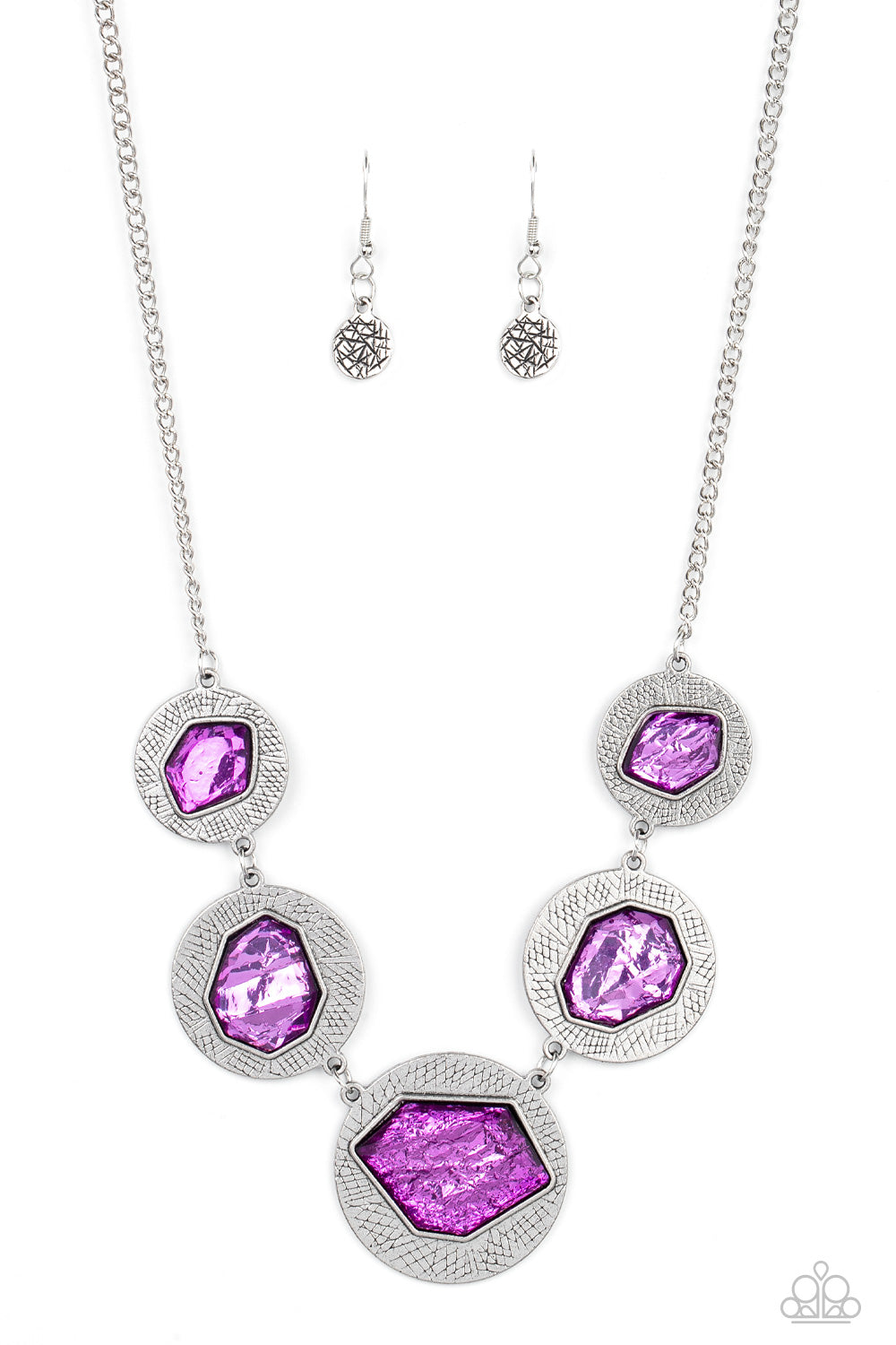 Raw Charisma - Purple-Jewelry-Paparazzi Accessories, Just Because Jewels-Just Because Jewels