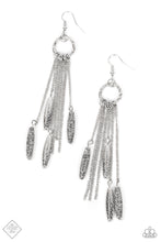 Load image into Gallery viewer, Thrifty Tassel - Silver-Jewelry-Just Because Jewels, Paparazzi Accessories-Just Because Jewels