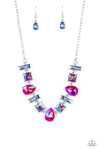 Interstellar Ice - Pink-Jewelry-Paparazzi Accessories-Just Because Jewels